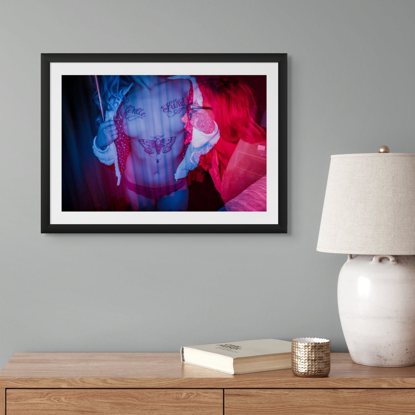 The pink blue lemonade