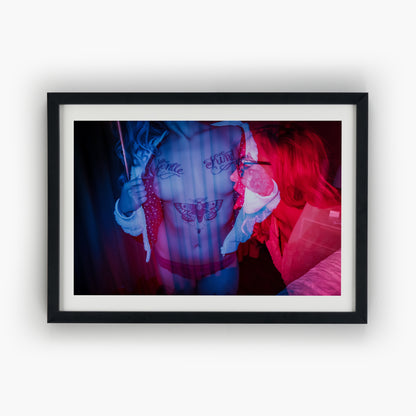 The pink blue lemonade