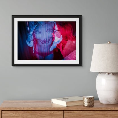 The pink blue lemonade