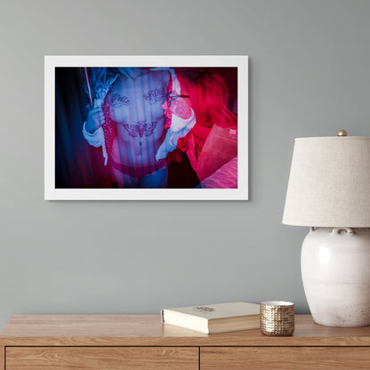 The pink blue lemonade