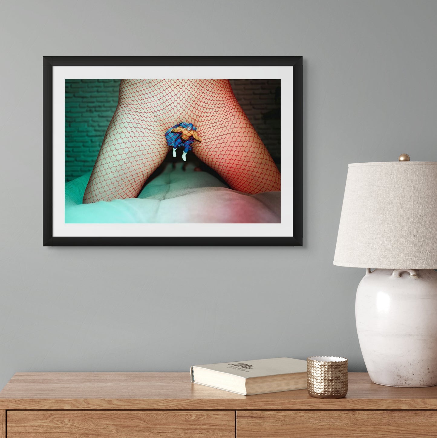 Like superman in the cage